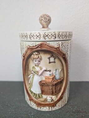 Sears Roebuck 1978 Kitchen Canister Country Coordinates Pioneer Women Japan 7.5"